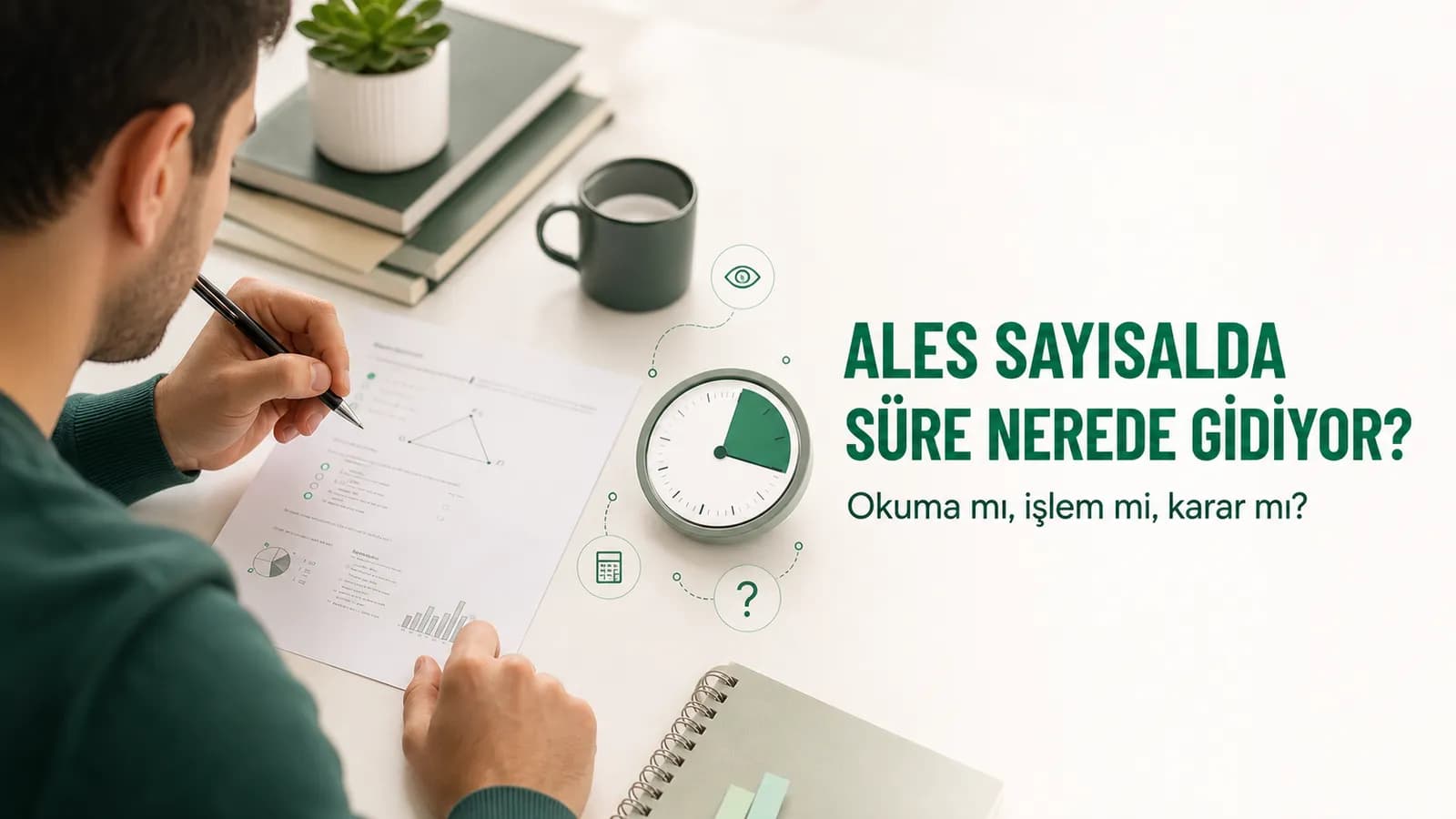 ALES sayısal sorularındaki okuma, işlem ve karar süresini ayıran analiz formu